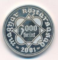 2001. 3000Ft Ag "Ezeréves a magyar pénzverés" kapszulában T:PP Adamo EM170