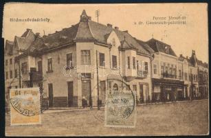 1924 TCV képeslap utólag megportózva / TCV postcard with postage due