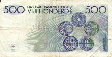 Belgium 1980-81. 500Fr T:III- kis sarokhiány