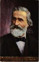 Giuseppe Verdi, Italian composer. Wiener Kunst B.K.W.I. Serie 874-11. s: Eichhorn