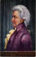 Wolfgang Amadeus Mozart, Austrian composer. Wiener Kunst B.K.W.I. Serie 874-12. s: Eichhorn