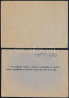 cca 1970-1980 2 db munkásőrségi igazolvány egy személy részére