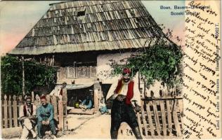 1904 Bosn. Bauern-Greislerei / Scoski sitnicar / Bosnyák gazdabolt / Bosnian folklore, farmers shop
