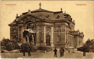 1912 Kecskemét, Városi színház. Komor Gyula kiadása (szakadás / tear)