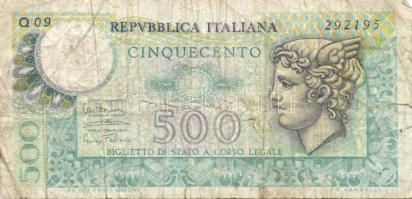 Olaszország 1962-85. 500L, 2000L, 5000L, 5000L, 10.000L T:II,III,III/IV Összesen 5 klf db!