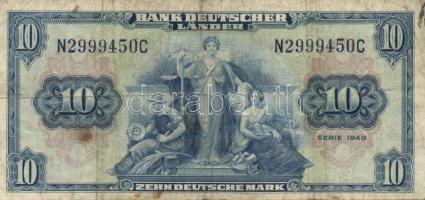 NSZK 1949. 10 DM  T:III-