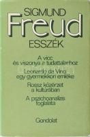 Sigmund Freud: Esszék. Bp., 1982. Gondolat, Kiadói vászonkötésben, papír védőborítóval.