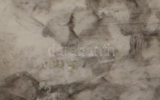 Jelzett: Figurális majolika, asztali dísz. Sérült. m:38cm