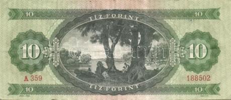 1957. 100Ft(1x) + 1960. 100Ft(2x) + 1962. 10Ft(5x) + 1969 20Ft(2x) összesen 9db T:II,II/III,III,III/...