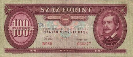 1957. 100Ft(1x) + 1960. 100Ft(2x) + 1962. 10Ft(5x) + 1969 20Ft(2x) összesen 9db T:II,II/III,III,III/...