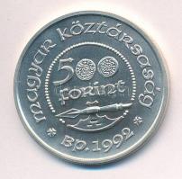 1992. 500Ft Ag "Szent László" T:BU 
Adamo EM125