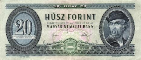 1960. 10Ft(2x) + 1969. 20Ft(1x) + 1975. 20Ft(3x) + 1980. 20Ft(4x) összesen 10db T:II-,II/III