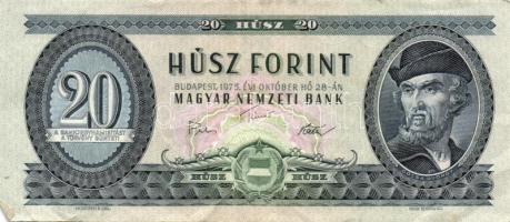 1960. 10Ft(2x) + 1969. 20Ft(1x) + 1975. 20Ft(3x) + 1980. 20Ft(4x) összesen 10db T:II-,II/III