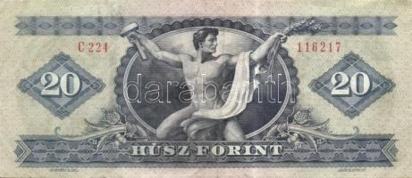 1960. 10Ft(2x) + 1969. 20Ft(1x) + 1975. 20Ft(3x) + 1980. 20Ft(4x) összesen 10db T:II-,II/III