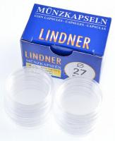 Lindner érmekapszula 27mm - 10 darabos (2250027P)