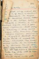 Konyhai receptfüzetek, 2 db, hiányosak