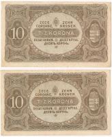 1920. 10K (2x) sorszámkövetők "a 030 456.138 - a 030 456.139" T:I-,II
Adamo K14