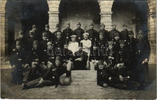 1907 K.u.K. Infanterie-RegimentFreiherr von Teuchert-Kauffmann No. 88. 3. Feldkompagnie Jahrgang III. Heuer geh ma! 1904-1907 / Austro-Hungarian K.u.K. military, group of soldiers. photo