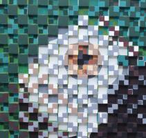 Sugár Gábor (1976- ): Papagáj. Akril, foamix, vászon, jelzett, hátoldalán autográf felirattal és a m...