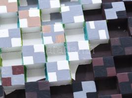 Sugár Gábor (1976- ): Papagáj. Akril, foamix, vászon, jelzett, hátoldalán autográf felirattal és a m...