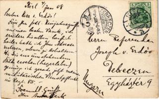 1909 German military, group of soldiers. Wahlendick (Lockstedter Lager) photo