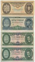 1949-2007. 10Ft-200Ft (8xklf), közte 1949. 100Ft T:III,III-