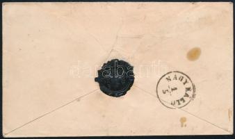 ~1863 5kr díjjegyes boríték / PS-cover "DEBRECZIN" - Nagy Kálló