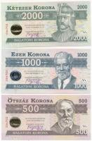 2012. 500K "Balatoni Korona" + 1000K "Balatoni Korona" + 2000K "Balatoni Ko...