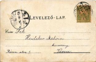 Pöstyén, Piestany; Régi fürdő tér. Gipsz H. kiadása / Alter Badehausplatz / spa, bath (fl)