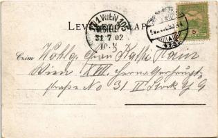 1902 Pöstyén, Piestany; látkép. A. Bernas kiadása / general view (EK)