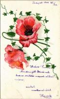 1900 Flowers. litho