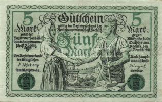 Német Birodalom/Weimari Köztársaság/Rochlitz, Amtshauptmannschaft 1923.11.1. 5M T:II/III