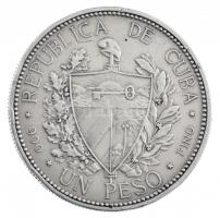Kuba 1898. 1P Ag (22,36g) T:2- ph.
Cuba 1898. 1 Peso Ag (22,36g) C:VF edge error
Krause KM#A8