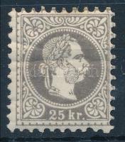 1867 25kr Identification and signed: Ferchenbauer (ráncok / creases)