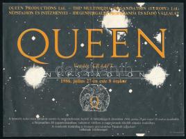 1996 Queen budapesti koncertjének jegye