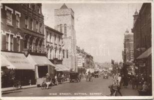 Sutton High street with the Shinners shopping centre