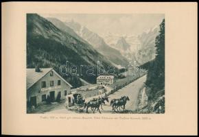 cca 1910 Ortler-Gebiet: Stiltfser Jochstrasse Trafoi - Sulden. Tiroli képes füzet 28 képpel / Bookle...