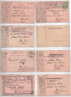 KARL PALATZKY - 38 db első világháborús katonai saját kézzel rajzolt tábori posta levelezőlap (K.u.k...