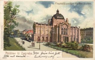 Zagreb Art Pavilion litho (EK)