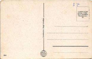 Hegyeshalom, Újtelepi részlet, Reisinger szálloda és vendéglő, Gerstweiler Hugó vegyeskereskedő üzle...