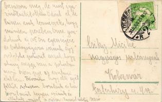 1915 Debrecen, Simonffy utcai részlet, Vízgyógyintézet, Svéd Torna, Zender-féle gyógygymnastica, pia...