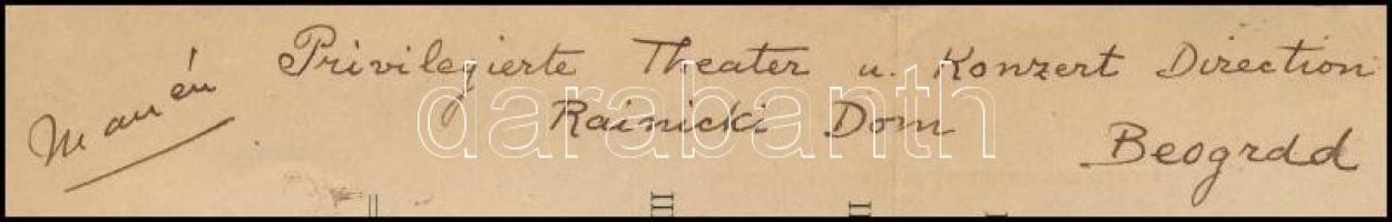 1934 Debrecen, Juan Manén hegedűestjének műsora a művész autográf aláírásával / autograph signature