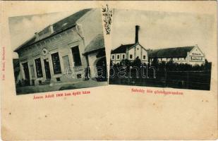 Mosonszentjános, Jánossomorja; Szórády-féle gőzhengermalom, Ámon Adolf 1900-ban épült háza (EK)