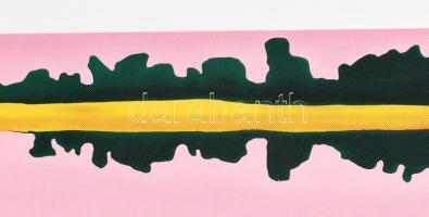 Fehér László (1953-): Táj III., 2020. Szitanyomat, papír, jelzett, művészpéldány E.A. VI./X. számozá...