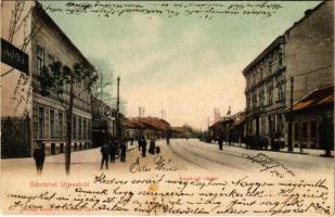 1905 Budapest IV. Újpest, Árpád út, üzletek, gyár. Weisz Berthold kiadása