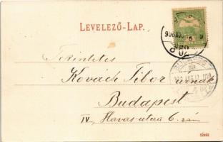 1906 Budapest IV. Újpest, Sport telep, foci pálya, labdarúgás. Salgó-féle kiadása