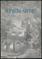 1956-1974 Soproni Szemle helytörténeti folyóirat 2 db száma (X. évf. 3. sz., XXVIII. évf. 4. sz.), szerk.: Csatkai Endre, Mollay Károly, kiadja Sopron Város Tanácsa