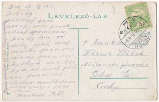 1915 Sopron, Haas Fülöp és fia szőnyeggyára, sörgyár, villamos (EK)