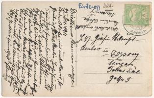 1911 Drétoma, Drietoma (Trencsén, Trencín); Moser kastély belső / castle interior. photo