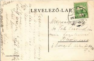 1913 Abos, Obisovce; út. Divald Károly fia / street